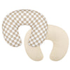 Dilimi Muslin Nursing Pillow Cover 2 Pack, Removable Nursing Cover For Breastfeeding Pillows, Ultra Soft Comfortable Slipcover F