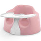 Bumbo Baby Floor Seat, Soft And Supportive Booster Chair With Harness And Tray, Pink