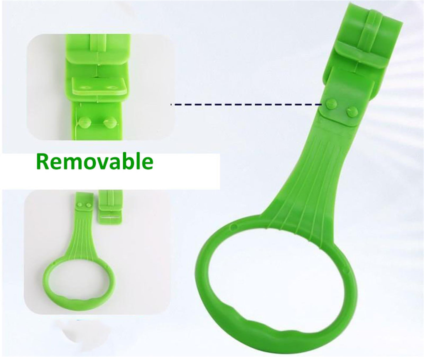 5Pcs Walk Assistant Plastic Baby Crib Pull Rings For Baby Baby Pull Up Rings Cot Hanging Rings For Infant Baby Toddler Practice