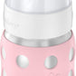 Lifefactory 8-Ounce Stainless-Steel Vacuum-Insulated Wide-Neck Baby Bottle With Hard Sippy, Desert Rose (Ls2221Wdr4)