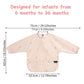 Pewingo Baby Bibs With Long Sleeve Bib & Blw, Coverall Bibs For Baby Feeding, Pu Soft And Skin-Friendly Material, Machine Washab