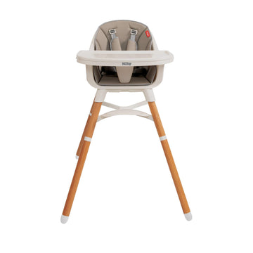 Nuby 4-In-1 Baby High Chair Seat With Removable Tray - 6+ Months To 3 Years - Adjustable Toddler Chair For Eating - Holds Up To