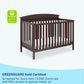 Graco Benton 5-In-1 Convertible Crib (Espresso) - Greenguard Gold Certified, Converts From Baby Crib To Toddler Bed, Daybed And