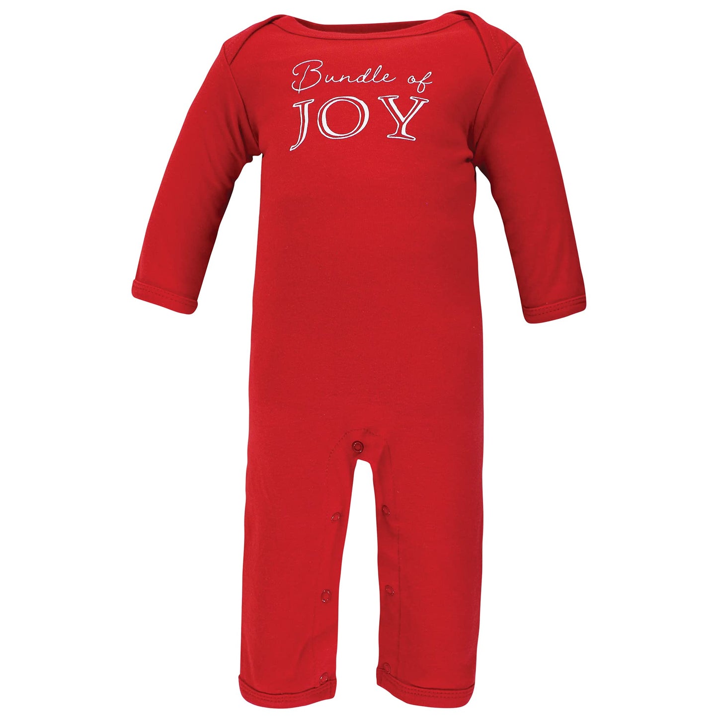 Hudson Baby Unisex Baby Cotton Coveralls, Christmas Scene, 9-12 Months
