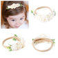 Mligril 6Pcs Baby Floral Headbands Set-Infant Flower Elastic Hair Band Bows Wraps For Toddles Infant
