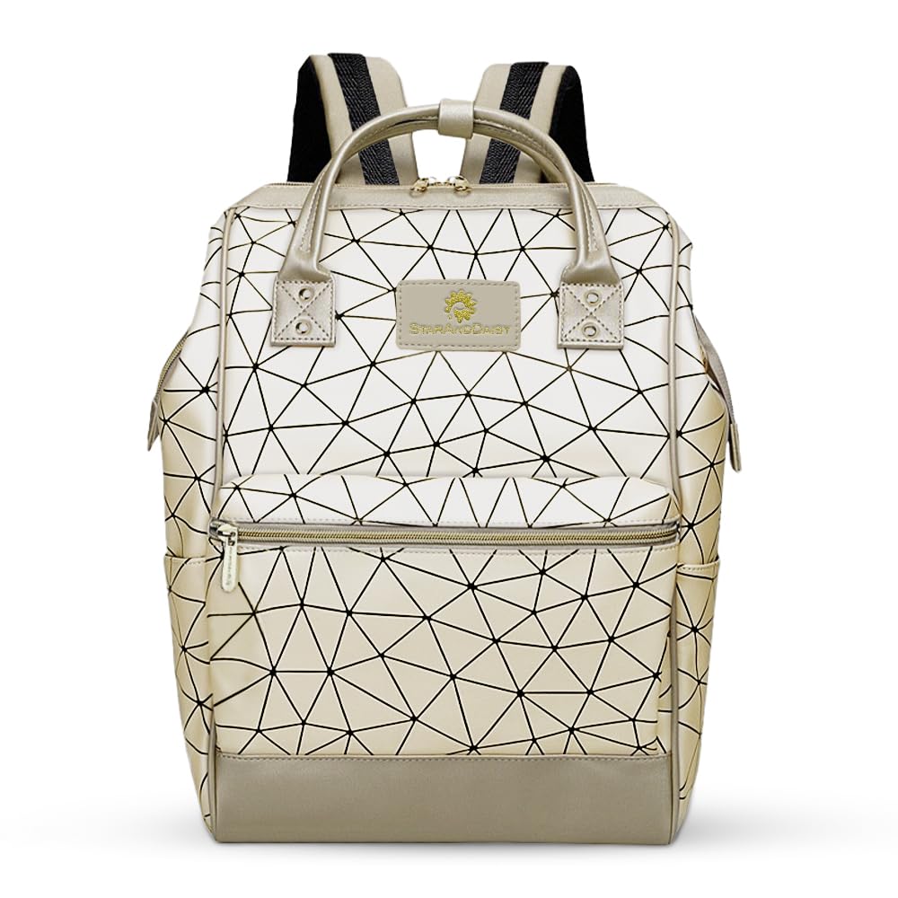 Staranddaisy Baby Diaper Bag For Mothers/Moms Travel Maternity Backpack With Insulated Milk Bottle Pocket, Multi Compartments, W