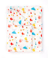 Momzjoy 100% Organic Cotton Muslin Swaddle  for Newborns/Baby | Pack of 1 | 09 Months | Lightweight & Breathable | BeachInspi