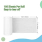 ALVABABY Diaper Liner for Baby Cloth Diapers 11.8x7.1 Inch Natural Soft Disposable Diaper Liners Fragrance Free Chlorine Free 10