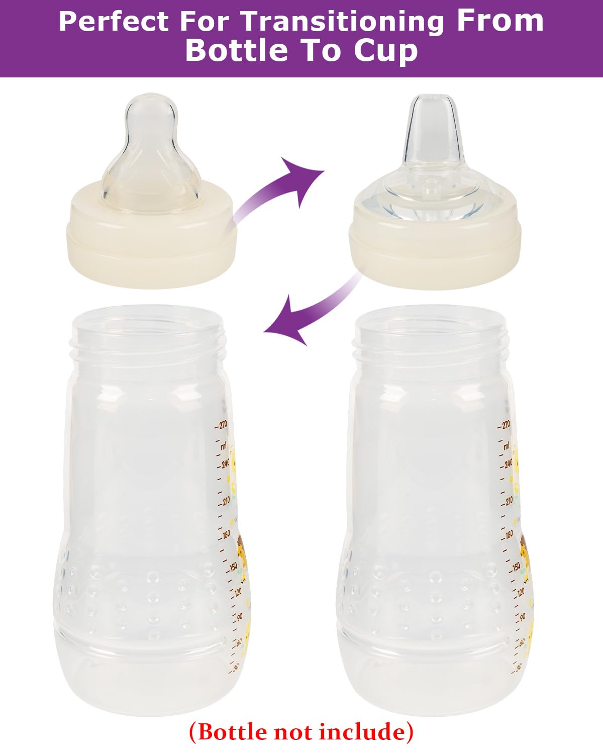 Sippy Spout Nipples For Mam Easy Start Bottle,Easy Active Bottle And Glass Baby Bottles,Soft Silicone Sippy Cup Nipples,Variable