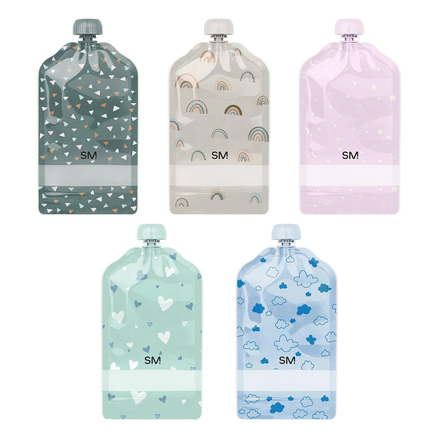 Simple Modern Reusable Baby Food Pouches For Toddlers  Bpa Free Plastic, Food Safe, Freezer Safe  Refillable For Applesauce Yogu