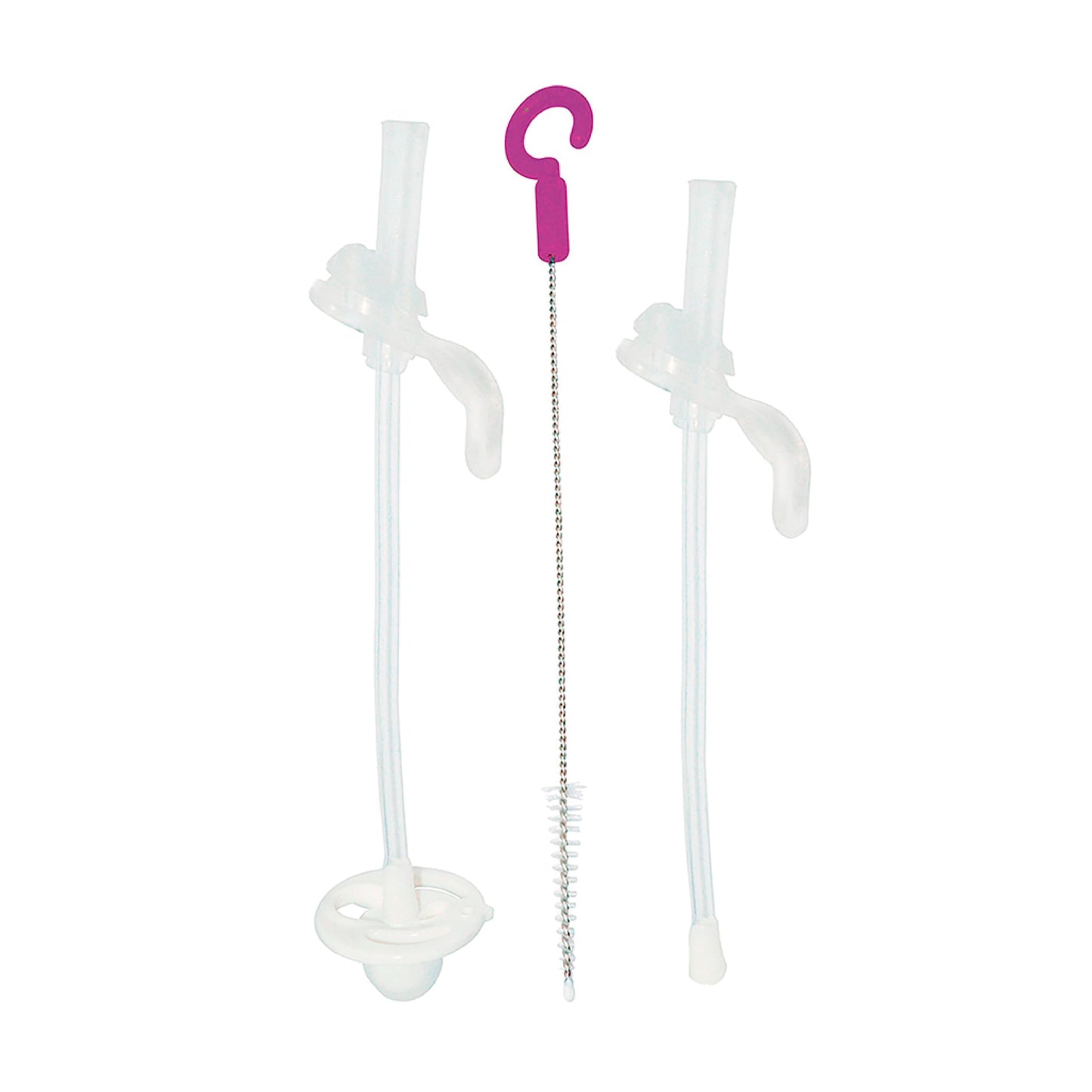 B.Box Sippy Cup Replacement Straw Pack: Includes 1 Replacement Straw, 1 Replacement Straw With Weight, 1 Cleaning Brush. Fits B.