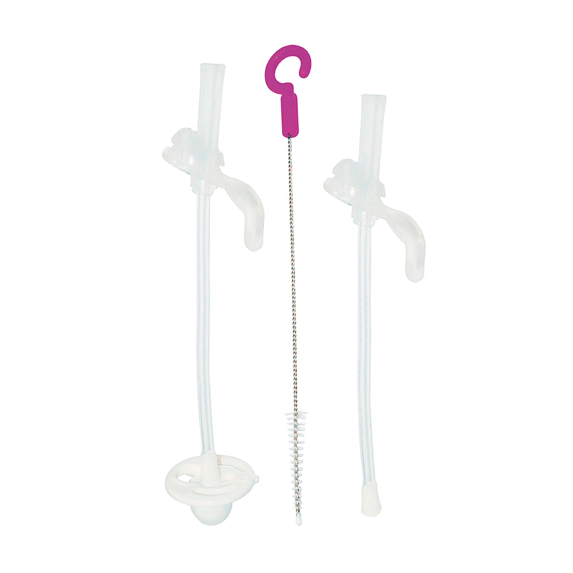 B.Box Sippy Cup Replacement Straw Pack: Includes 1 Replacement Straw, 1 Replacement Straw With Weight, 1 Cleaning Brush. Fits B.