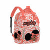 Artsadd Personalized Name Baby Bags, Red Bow Tie Backpack Casual Daypack Customized Diaper Bag Nappy Backpack Large Nursing Bags