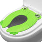 Zollyss Toilet Potty Training Seat Cover, Travel Toilet Seat, Folding Non Slip Silicone Pads, Travel Portable Reusable Kids Todd
