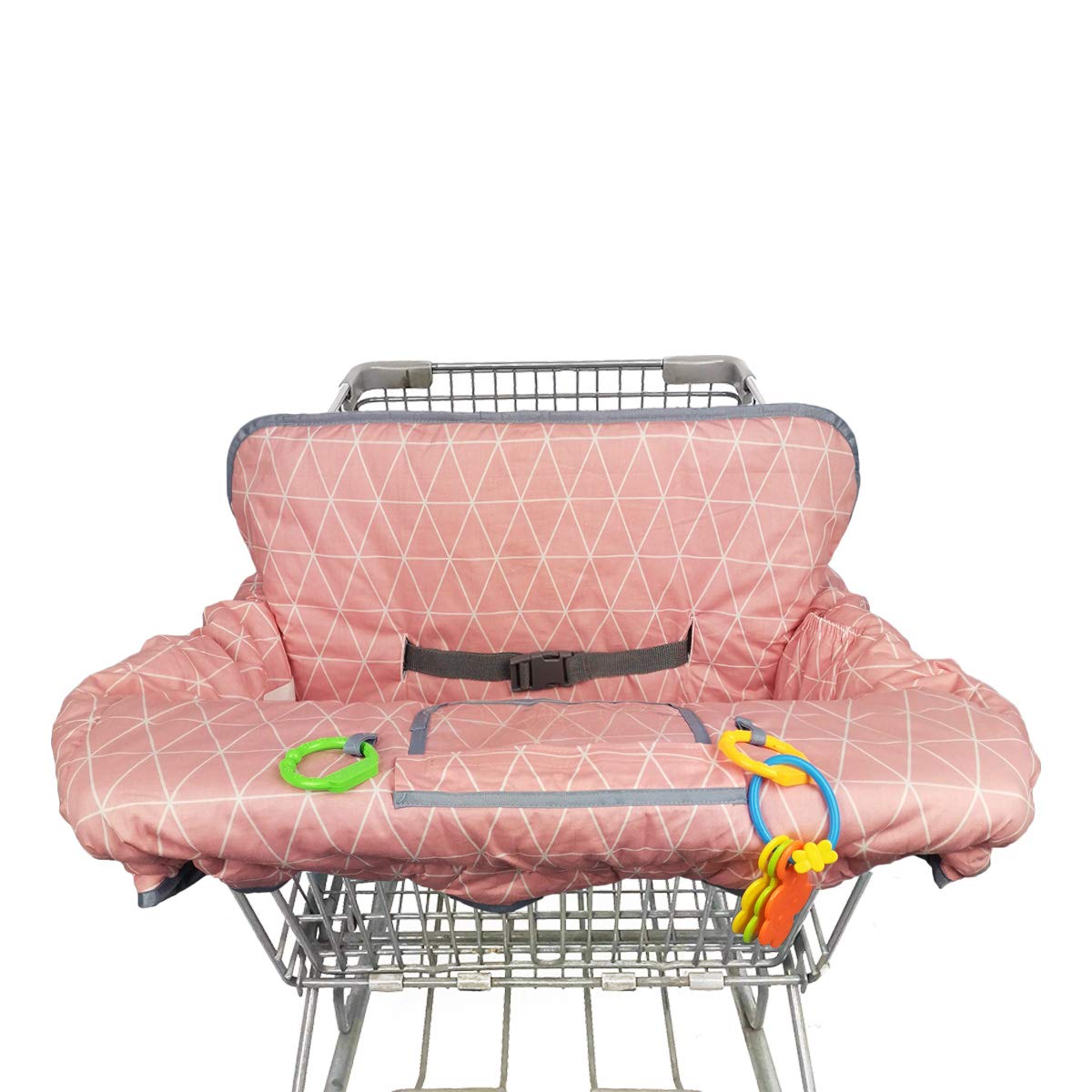 Shopping Cart Covers For Baby Girl, Cotton High Chair Cover, Toddler Grocery Cart Cushion, Infant Cart Cover For Babies Girl, Ma