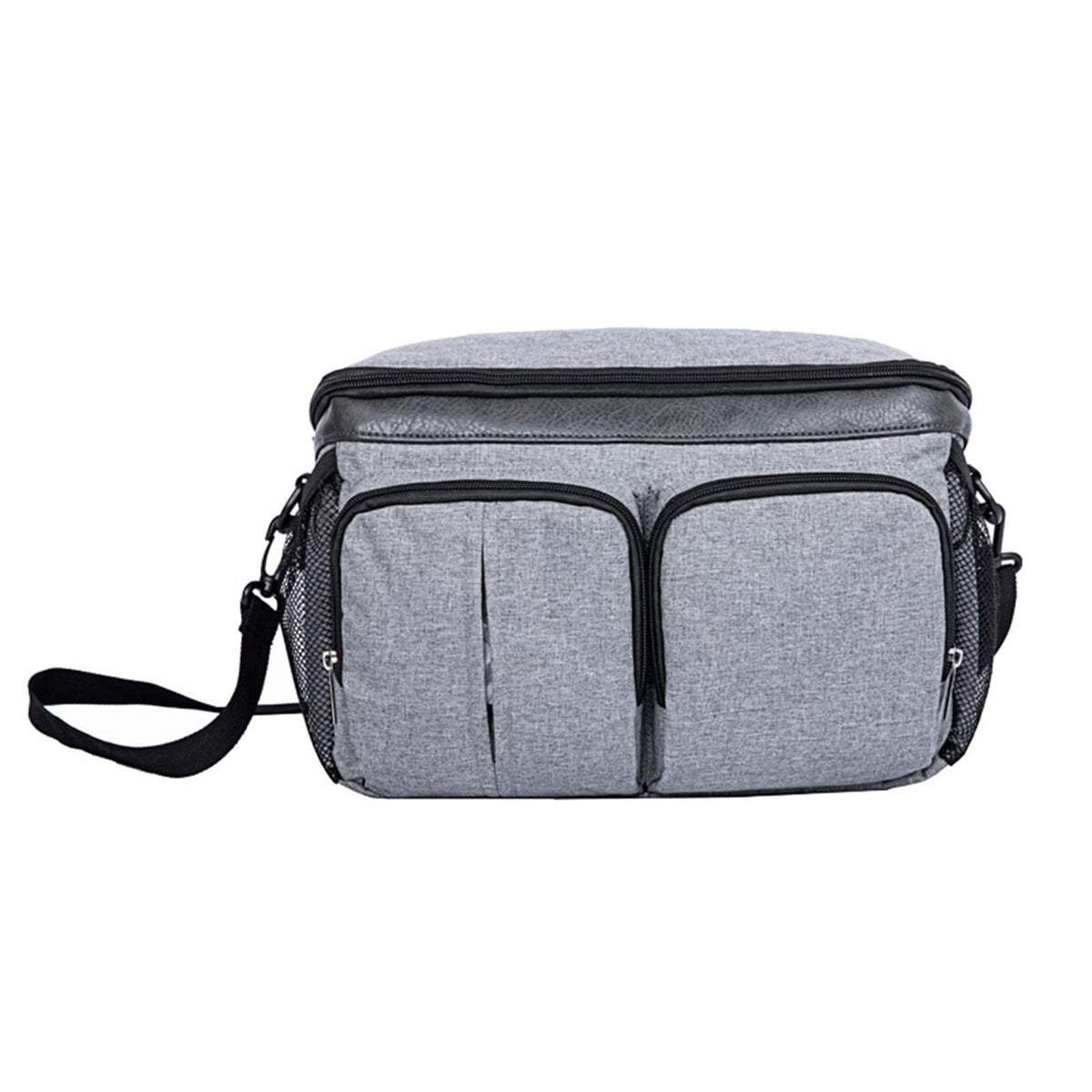 ILSMYSUTRA Universal Stroller Organizer Baby Accessories Large Main Pocket Stroller Bag Gray