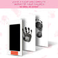 Outus Newborn Baby Handprint And Footprint Paw Print Kit 4 Clean Touch Ink Pads 10 Imprint Cards Pet Inkless Infant Hand And Fee