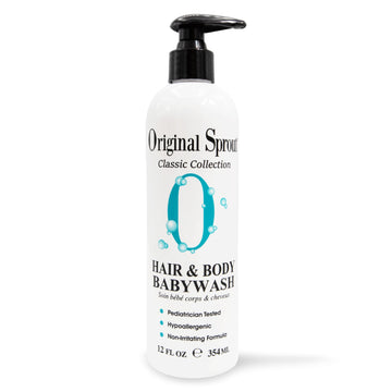 Original Sprout Baby Shampoo And Body Wash, Hypoallergenic Formula With Organic Calendula & Rosemary For Sensitive Hair & Skin,