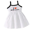 4You Dresses Beautiful Print Dress For Girls (White, 36 Month)