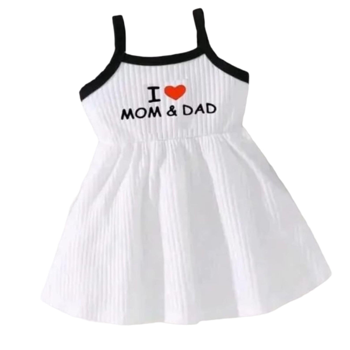 4You Dresses Beautiful Print Dress For Girls (White, 36 Month)