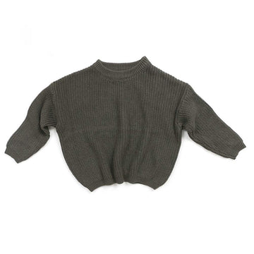 Afunbaby Baby Girl Boy Knit Sweater Blouse Pullover Sweatshirt Warm Crewneck Long Sleeve Tops For Infant Toddler (2-3T,A-Green)