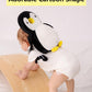 Toddler Baby Head Protection Cushion Backpack Wear,Penguin