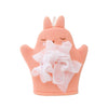 Syga ChildS Cute Towel Scrub Cartoon Bath Leather Gloves Foaming Double Sided Baby Clean Bath Tub Body Scrub Shower (Orange),1 