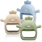 3 Packs Baby Teething Toy Silicone Teething Mitten for Babies Over 3 Months Anti Dropping Wrist Hand Teethers Baby Chew Toys for