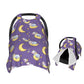 Muishi Cows Sleeping Baby Car Seat Canopy Nursing Cover for Newborn Car Seat Breastfeeding Covers Blanket Newborn Shower Gift
