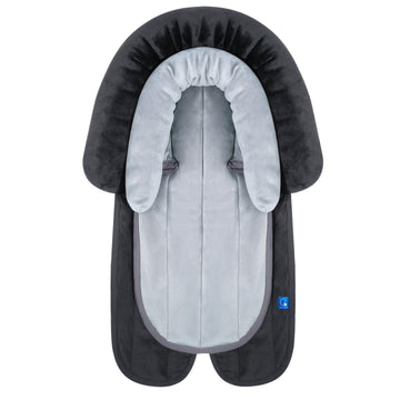 Coolbebe New 2-In-1 Babybody Supports For Baby Newborn Infants - Extra Soft Stroller Cushion Pads Car Seat Insert, Seasons, Blac