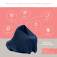 Byrd & Blume Maternity Nursing Cover Breathable Lightweight Breastfeeding Cover Wrap Shawl Scarf Poncho Full 360 (Navy, One Size