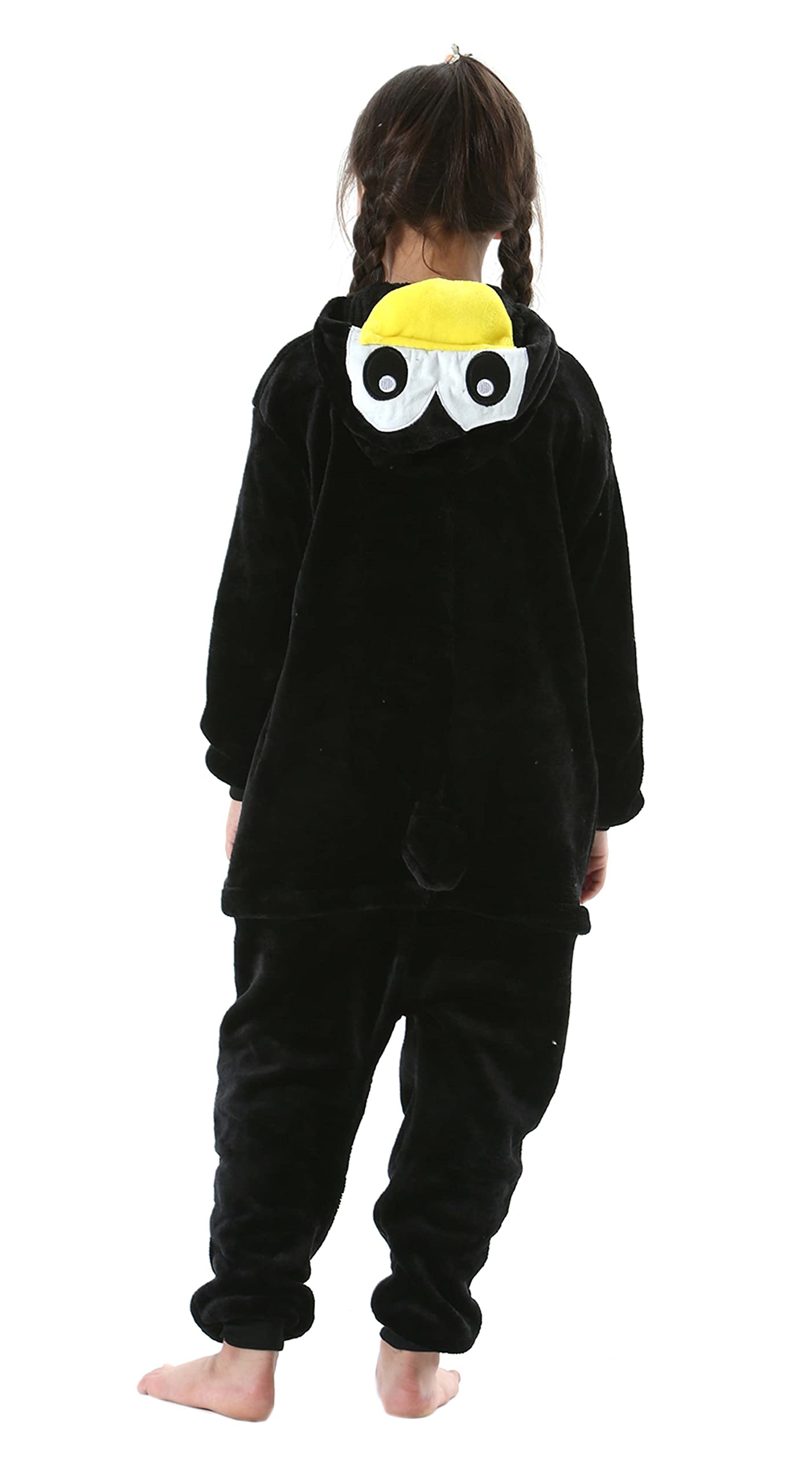 Atoz Onesie For Kids, Animal Pajamas Halloween Cosplay Costume For Girls Boys, Penguin 8-9Y