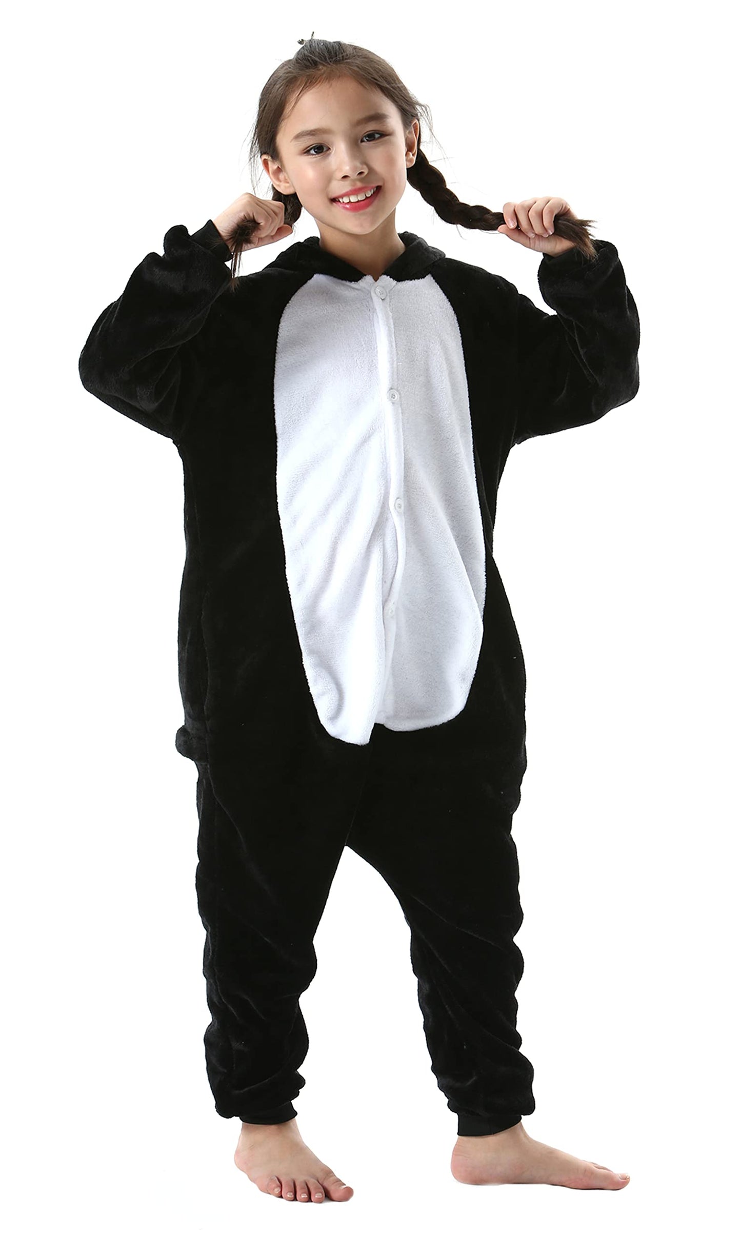 Atoz Onesie For Kids, Animal Pajamas Halloween Cosplay Costume For Girls Boys, Penguin 8-9Y