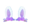 DDNFO Easter Rabbit Ear Hair Clips Flower Hair Hoop Girl Baby Cute Flower Crown Head Piece Hair Accessory.(F80-G)