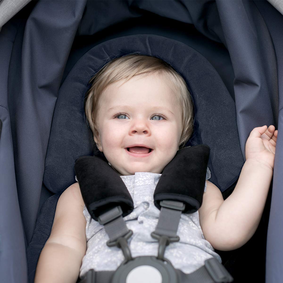 Coolbebe Car Seat Straps Shoulder Pads For Baby Kids, Super Soft Seat Belt Covers For All Car Seats/Pushchair/Stroller/High Chai