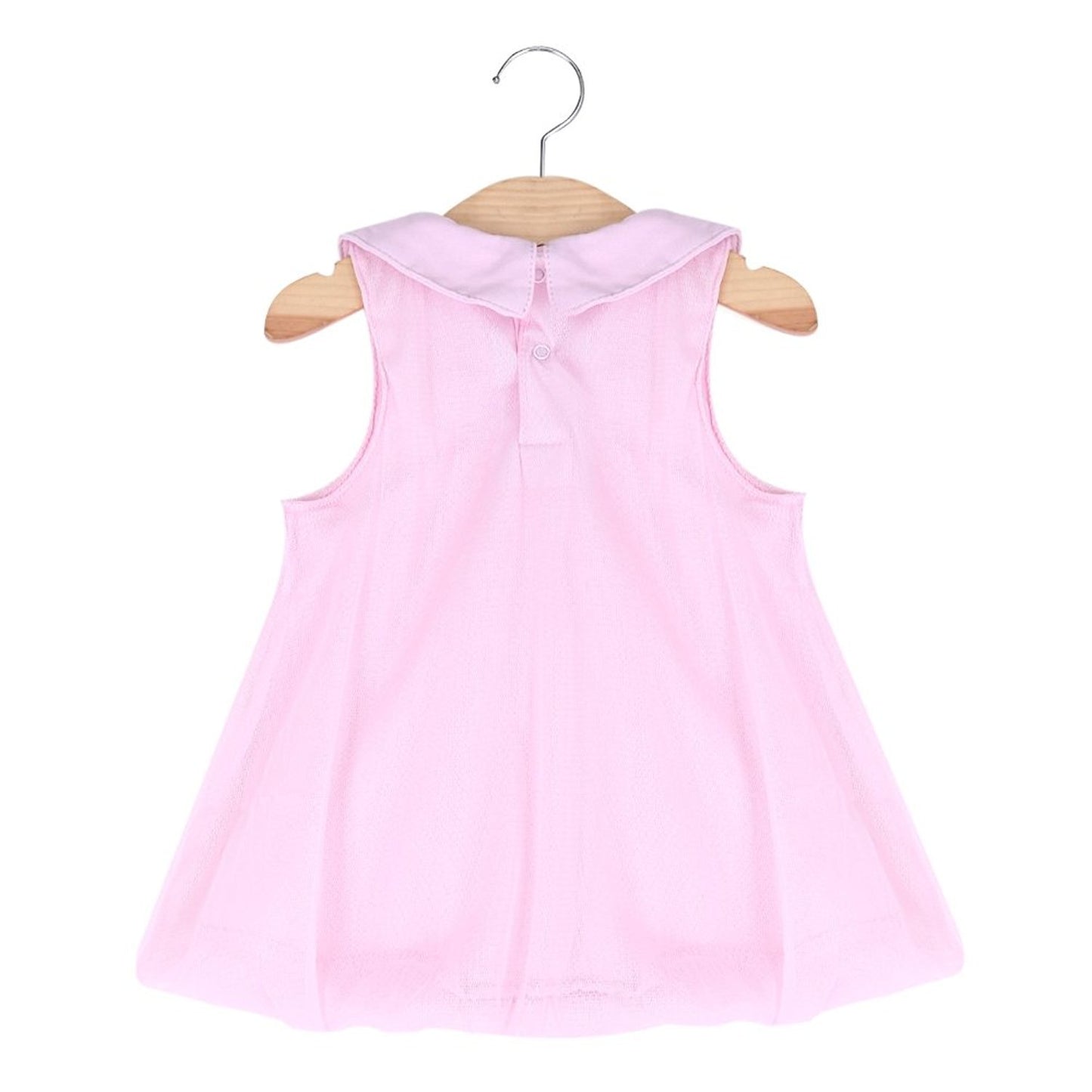 Wzsygdtc 0-24 Months Baby Party Dress Infant Girls One-Piece Romper Jumpsuit (Pink, 12-18 Months)