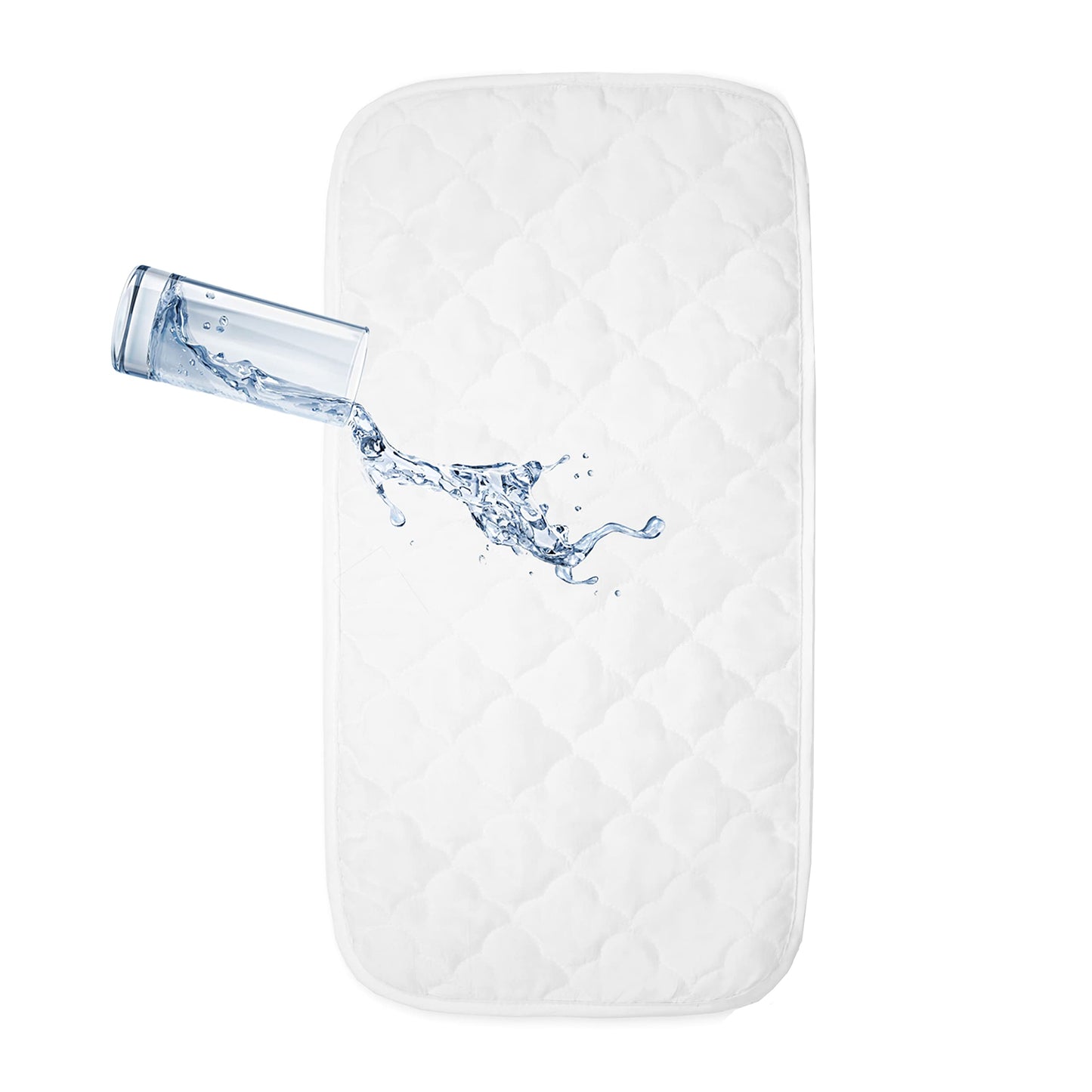 American Baby Company Ultra Soft Microfiber Quilted Waterproof Multi-Purpose Changing Table Pad Liners, 13' X 27', 2 Count