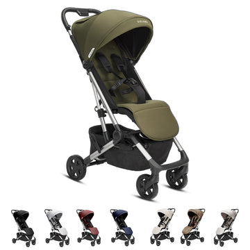 Colugo Compact Stroller - One Hand Fold Lightweight, Travel, Toddler, Airplane, Foldable Stroller with Rain Cover, Backpack and 