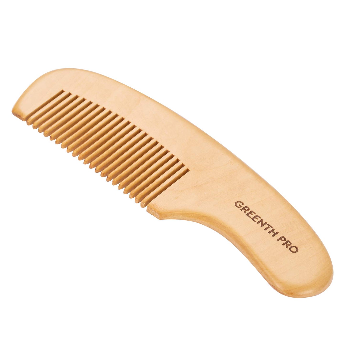 Greenth Pro Baby Hair Bush And Comb Set -Nature Lotus Wood With Soft Goat Bristle And Pear Wood Comb For Newborns & Toddlers, Id