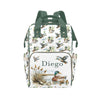 Personalized Diaper Bag Backpack for Women, Custom Name Nursing Mommy Daypack, Mallard Ducks Diaper Bag for Girls Boys, New Mom 