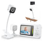 NUOTUN Baby Monitor with Camera and Audio, Baby Monitor No Wifi with Clip for Crib & Stand, Portable 2.8 HD Wireless Monitor 108