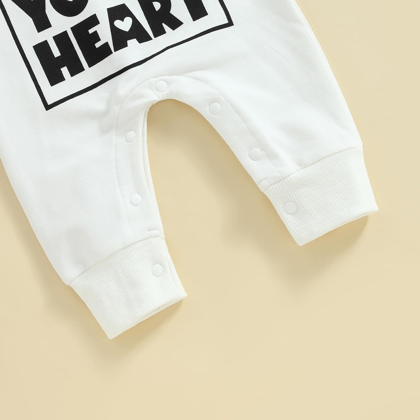 My First Valentines Day Baby Boy Outfits Newborn Valentine Romper Love Heart Playsuit Jumpsuit Toddler Clothes (Love Heart White