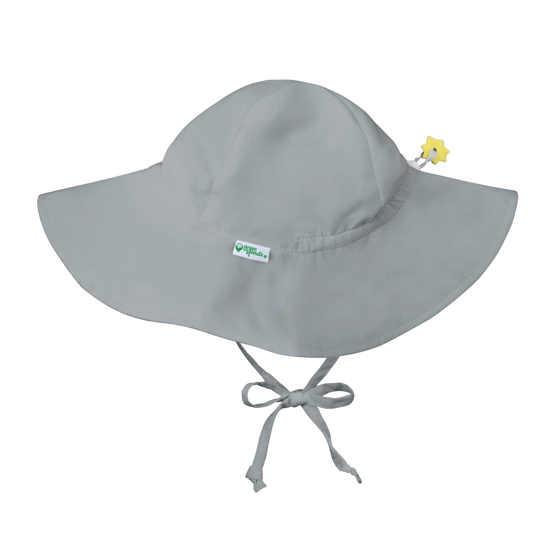I Play. Toddler Brim Sun Protection Hat, Gray, 2T-4T