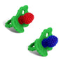 RaZbaby 2-Pack Silicone Berrybumps Baby Teething Toys - BPA Free, Hands Free Design, Teething Relief