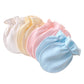 Newborn Baby Mittens No Scratch Cotton Gloves Warm Mittens Baby Glove For Boys Girls 10-Pairs/White