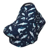 Sharks Ocean Baby Stuff Car Seat Cover for Baby Carseat Covers for Girl Boy Stretchy Soft Breathable Breastfeeding Infant Car Se