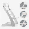 Fornel Dining High Chair For Babies And Toddlers - Wooden Highchair Adjustable Height - Montessori Kids Dine Seat From 3 Years T