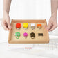 MIKNEKE Montessori Lock and Key Toy Set for Toddlers, Toy Keys Homeschool Preschool Learning Activities, Wooden Montessori Mater