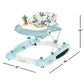 Dream On Me 2-In-1 Aloha Fun Baby Walker In Blue, Easily Convertible Baby Walker, Adjustable Three Position Height Settings, Eas