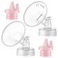 Maymom Pump Part Compatible With Spectra/Ameda Luna Pumps, Syngery Gold; Incl Wide Mouth Flange 21 Mm 2Nd Gen. Pink Valve; Not O